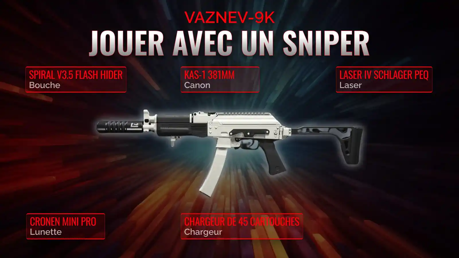 Armez-vous avec Vaznev-9k: Guide suprême du soutien de sniper