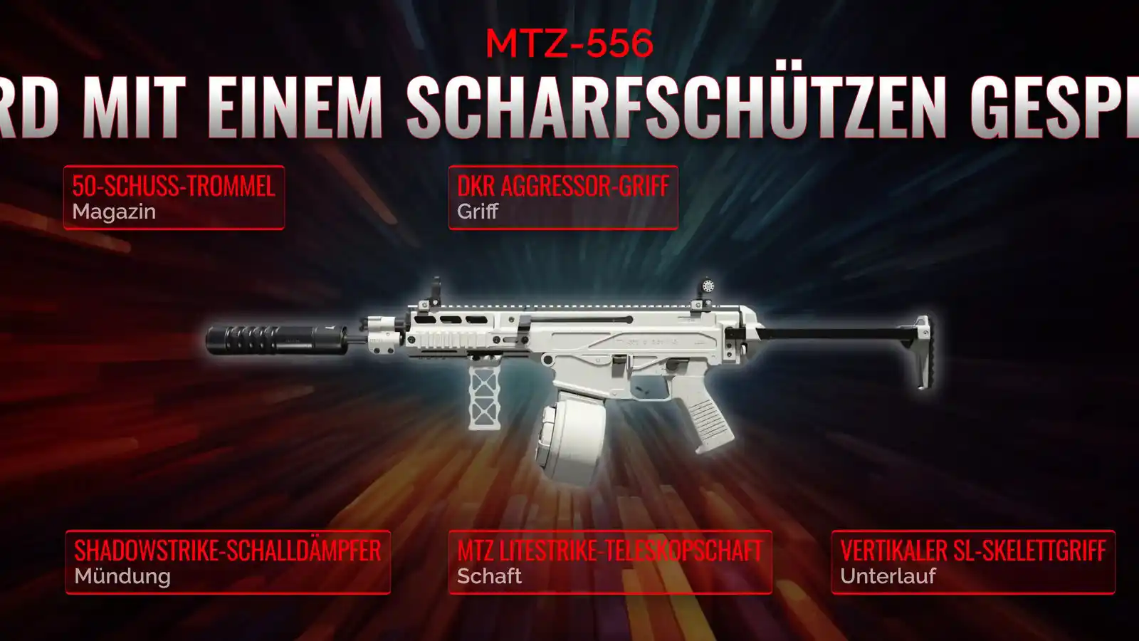 Das MTZ-556 entfesselt: Ein umfassender Leitfaden für das Scharfschützen-Unterstützungsloadout