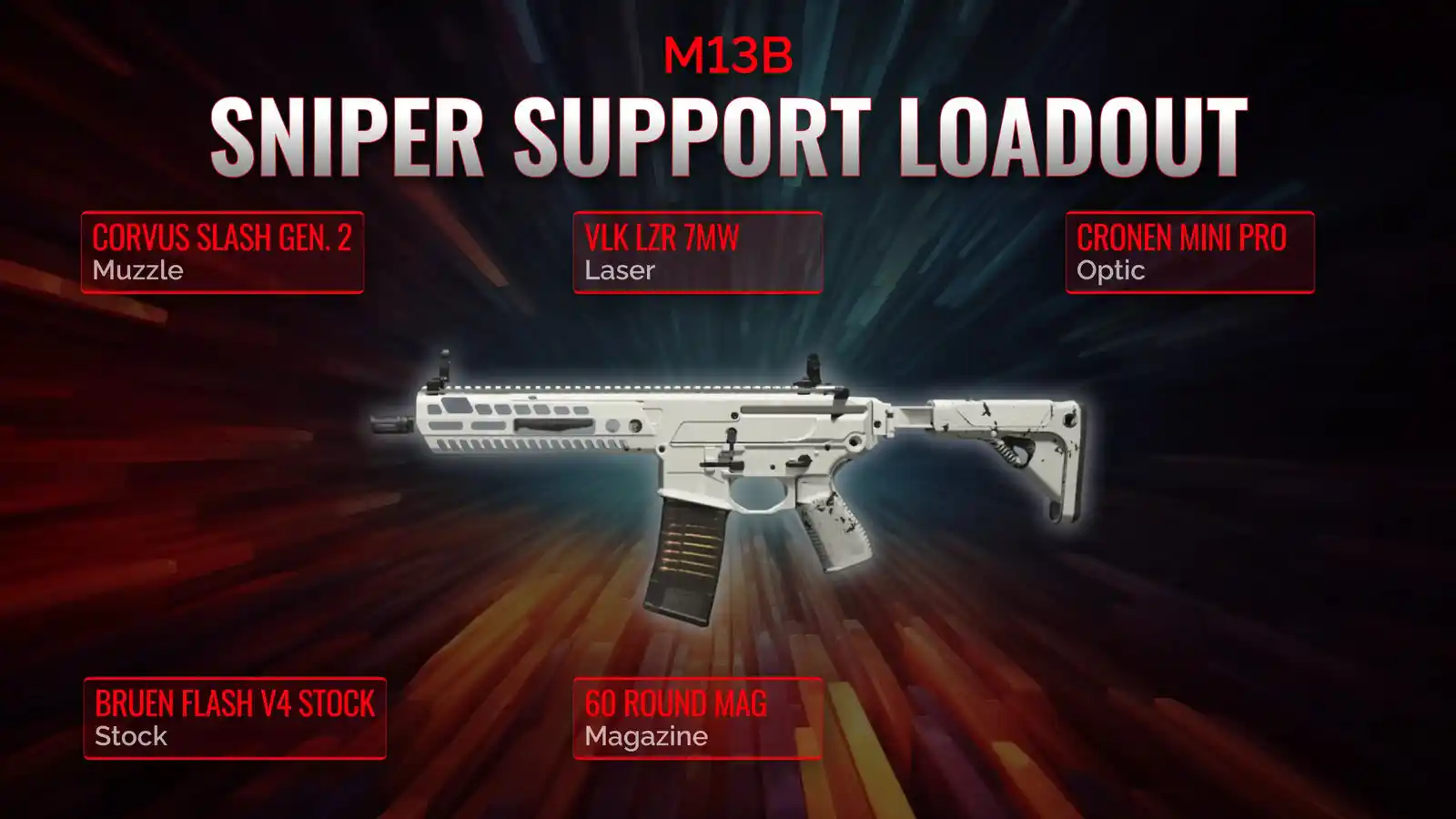 The Silent Predator: Creating the Ultimate M13B Sniper Support Loadout in Warzone