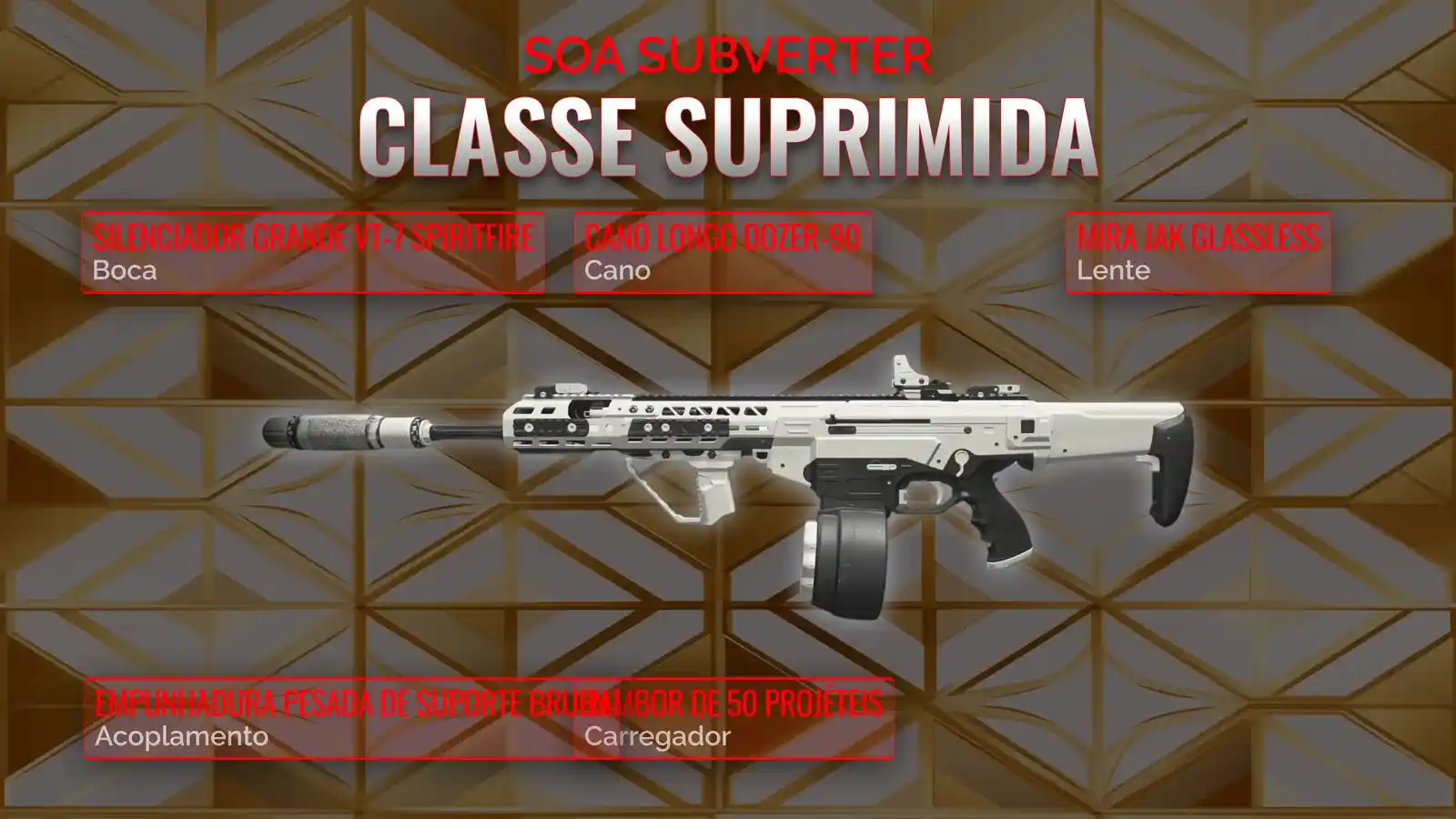 SOA Subverter: Conquistando a Vitória com o Melhor Loadout Suprimido