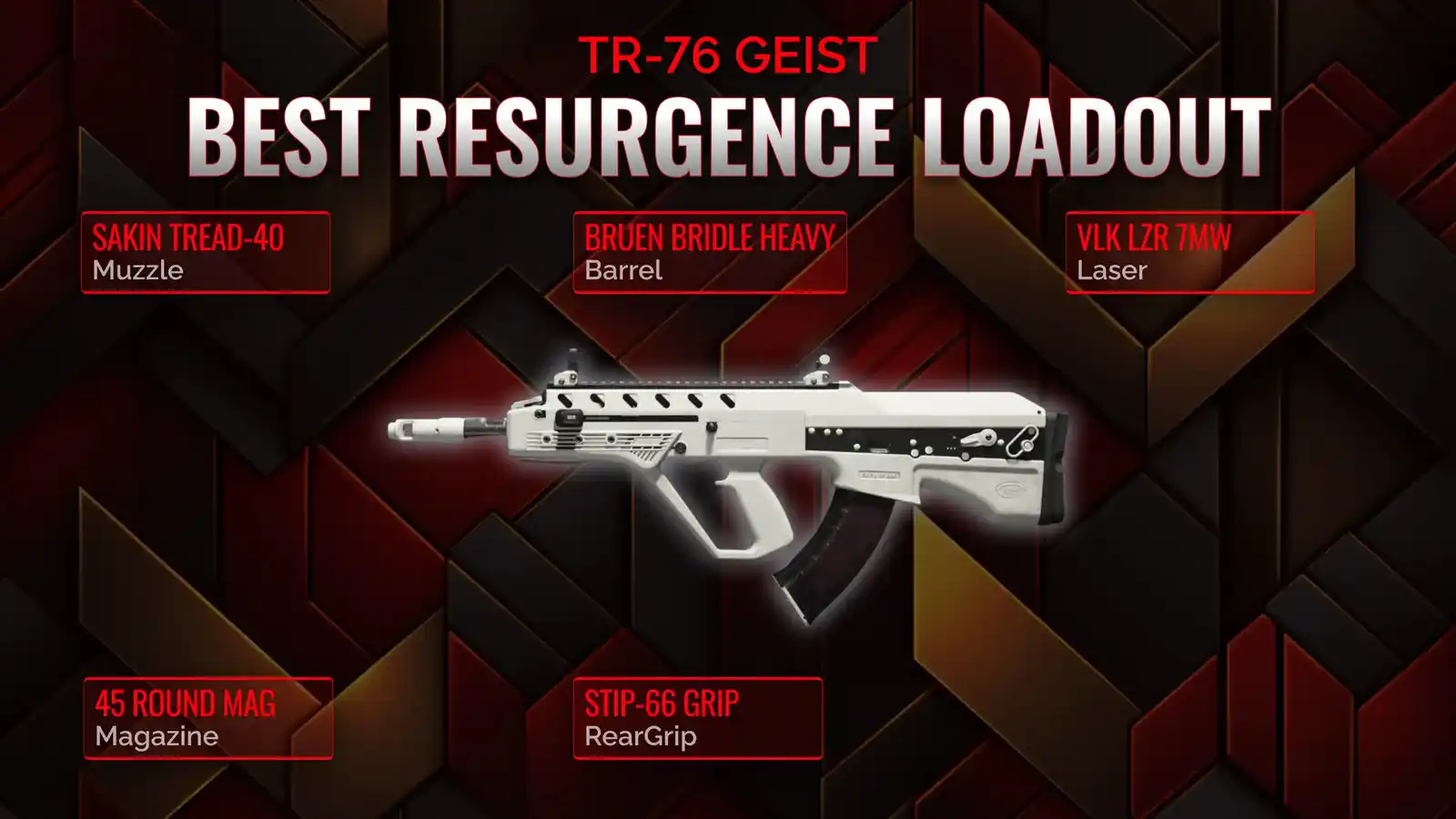 TR-76 Geist Dominance: Your Essential Guide to Resurgence Loadout Perfection