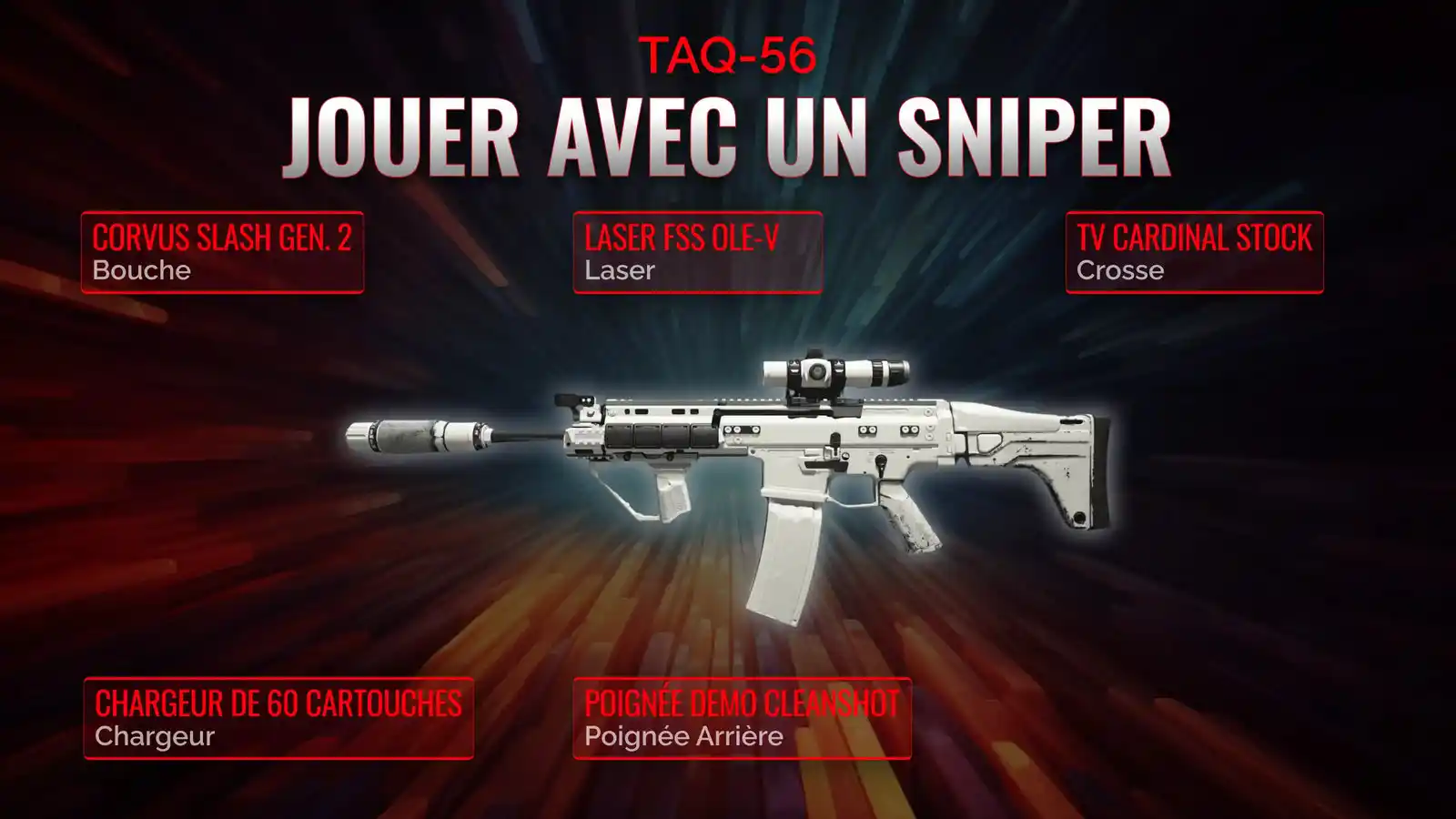 Déchaînez le TAQ-56 : Un Guide Complet de la Classe de Soutien de Sniper