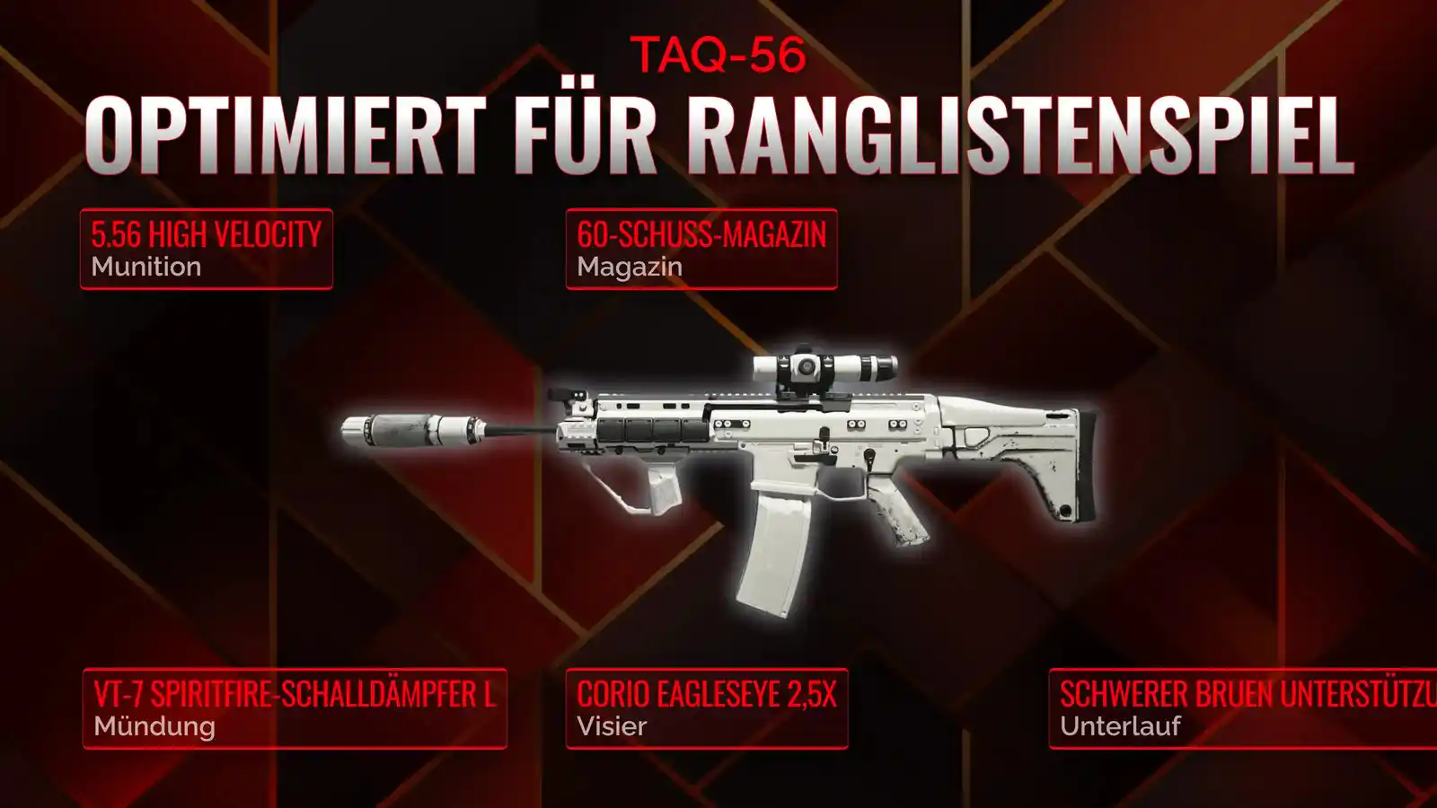 TAQ-56 entfesselt: Das umfassende Handbuch für das Battle Royale Loadout