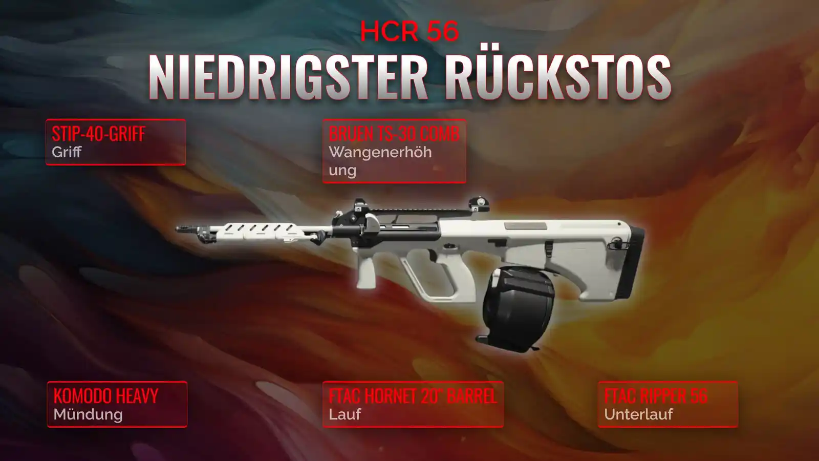 HCR 56 entfesselt: Eine umfassende Anleitung zum Loadout mit geringem Rückstoß