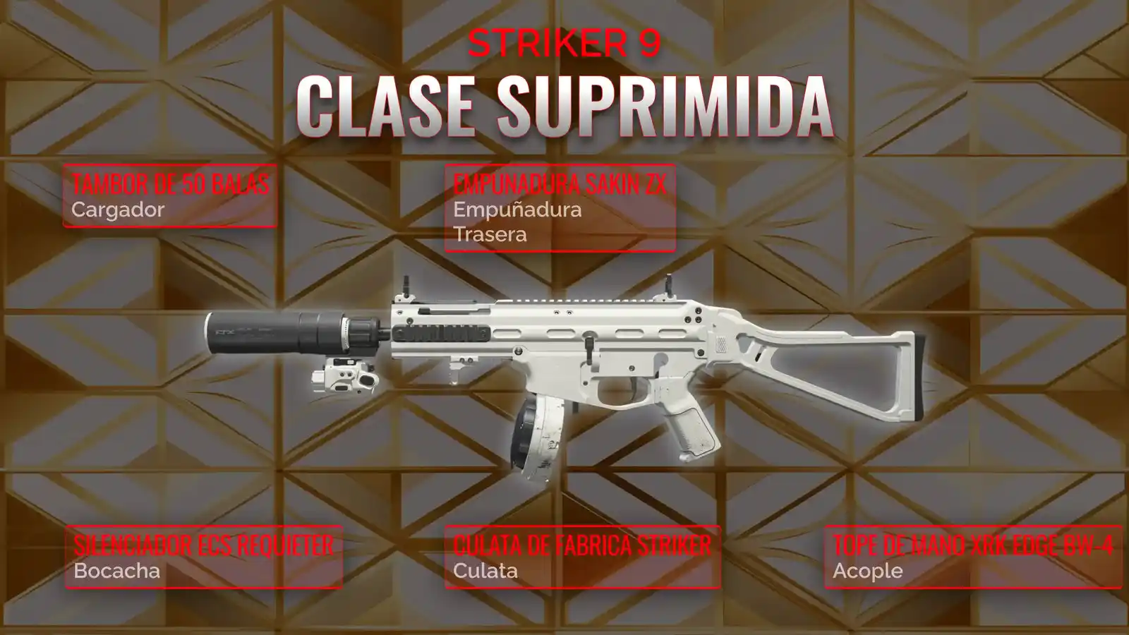 Striker 9 Suprimida: Construyendo la Clase Definitiva para Dominar en Warzone