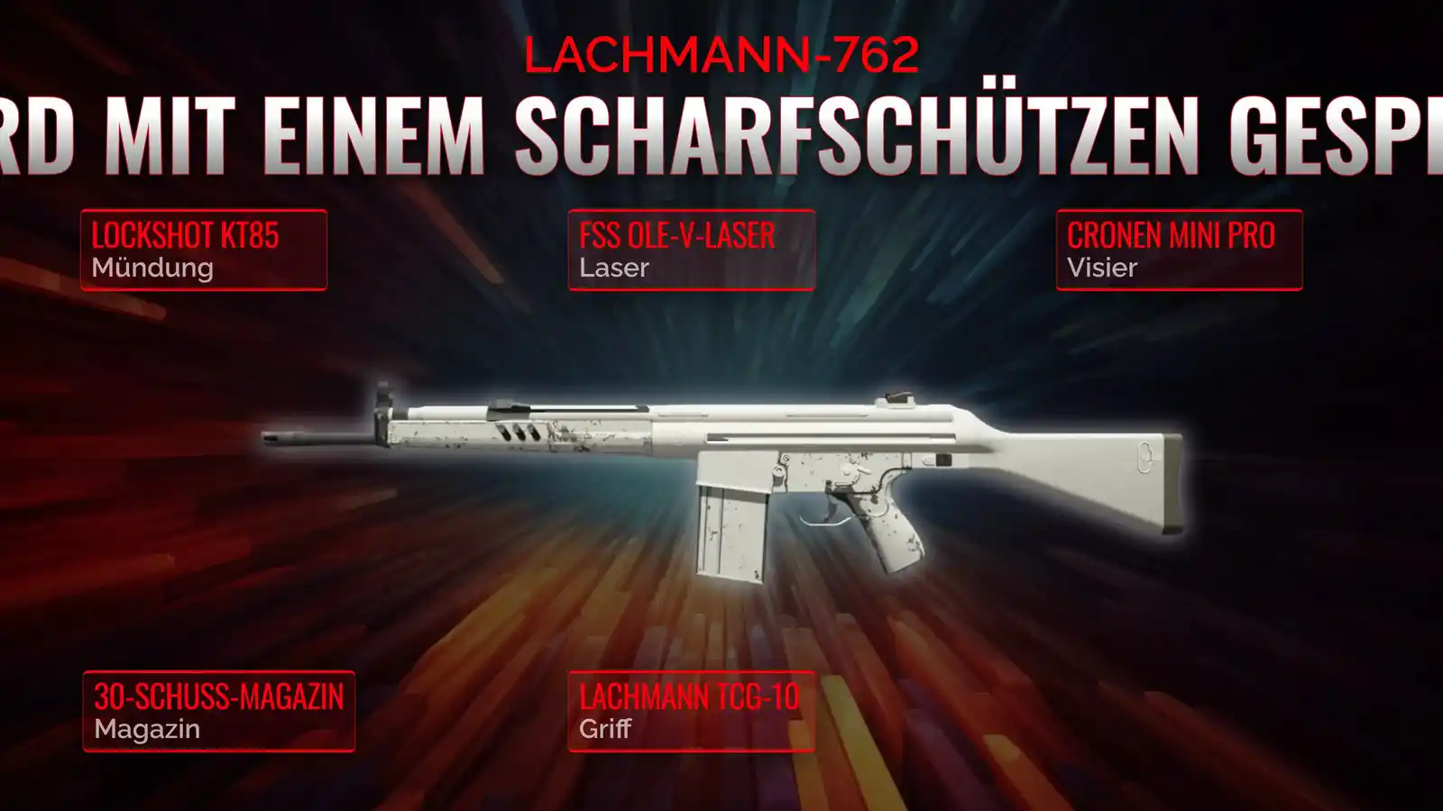 Durchhaltekraft auf dem Schlachtfeld: Der ultimative Leitfaden für das Lachmann-762-Scharfschützen-Unterstützungs-Loadout