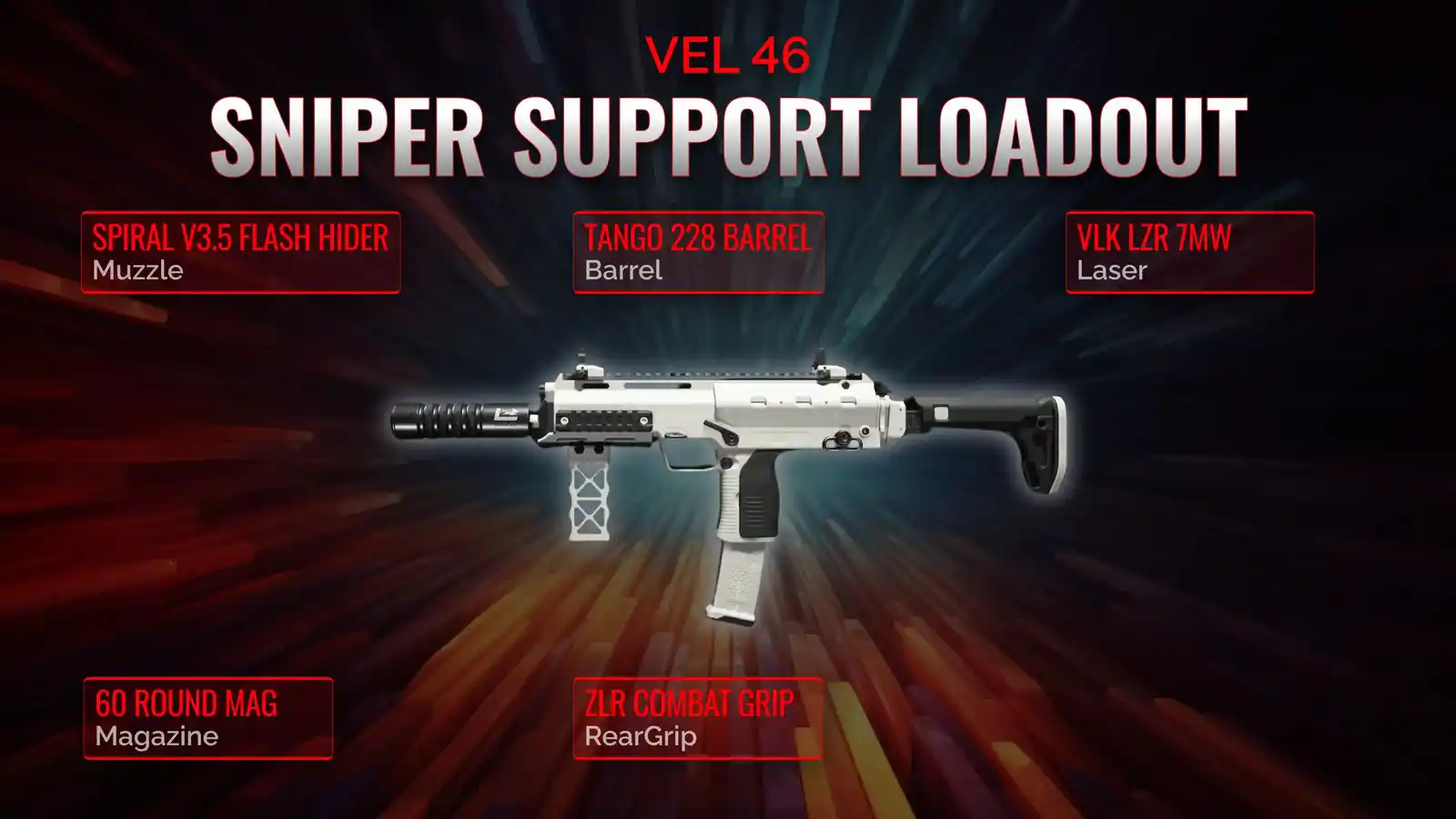 Crafting Superiority: The VEL 46 Sniper Support Loadout Masterclass