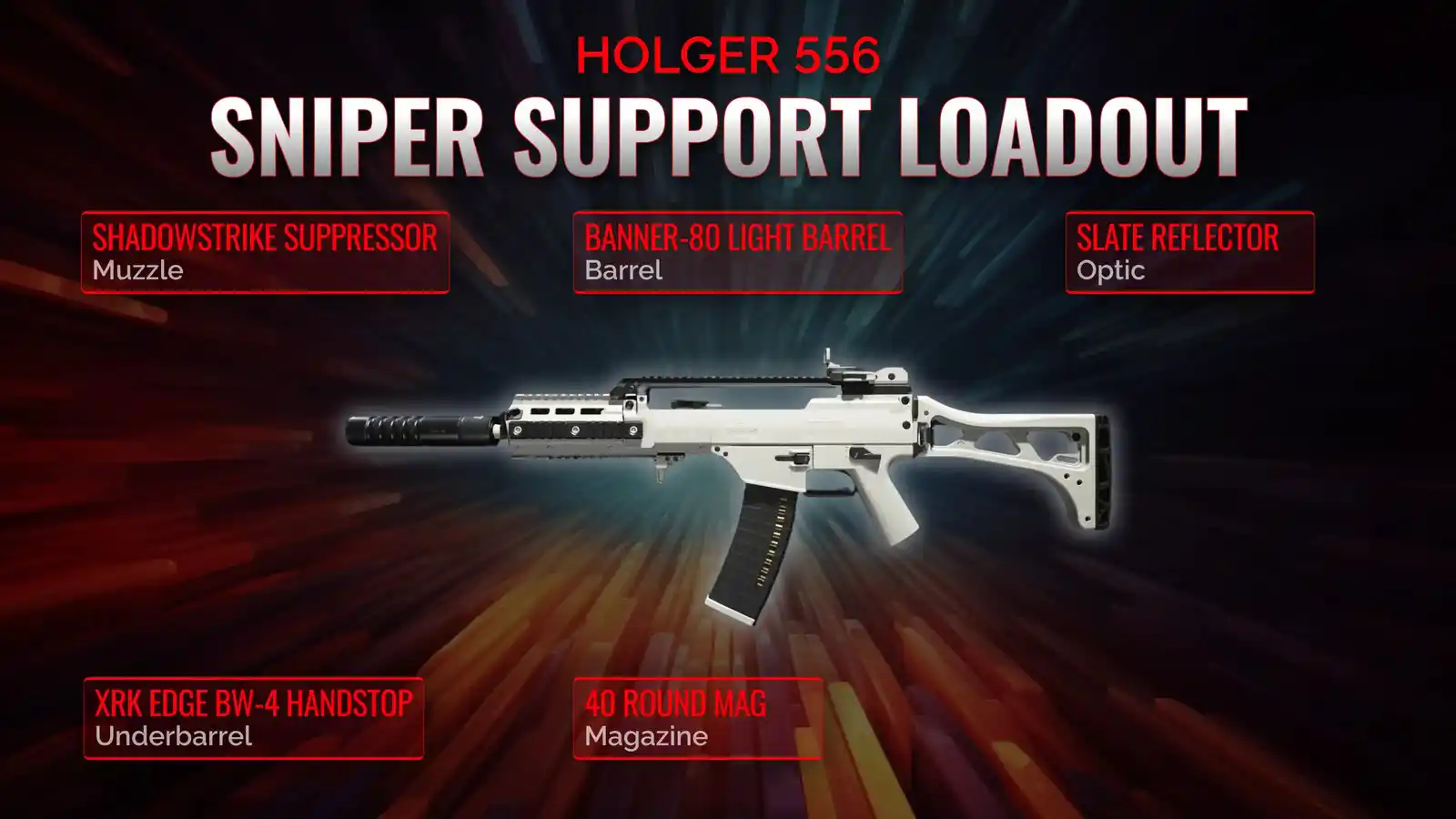 Holger 556 Domination: Crafting the Perfect Sniper Support Loadout in Warzone
