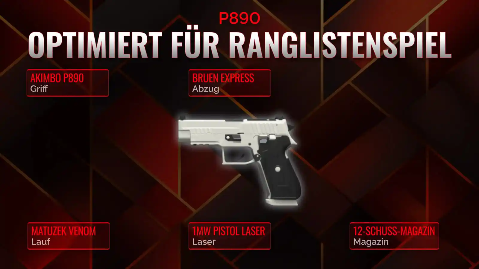 Eroberung des Kriegsgebietes: Ein umfassender Leitfaden für das P890 Loadout