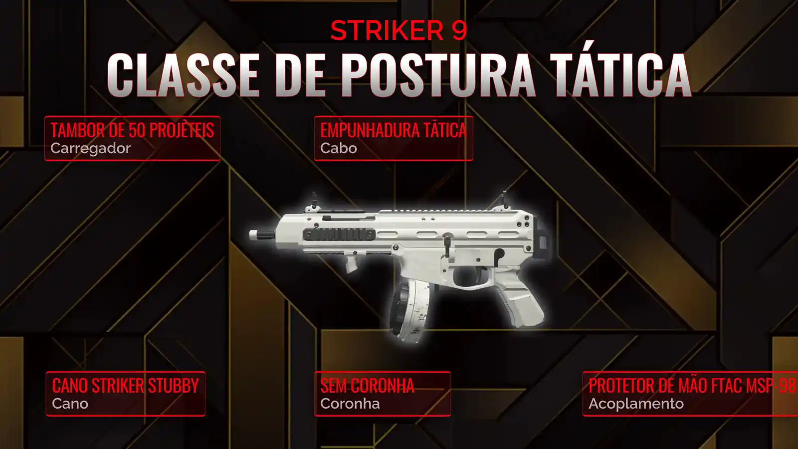 Striker 9 na Linha de Frente: Construindo o Melhor Loadout para Postura Tática