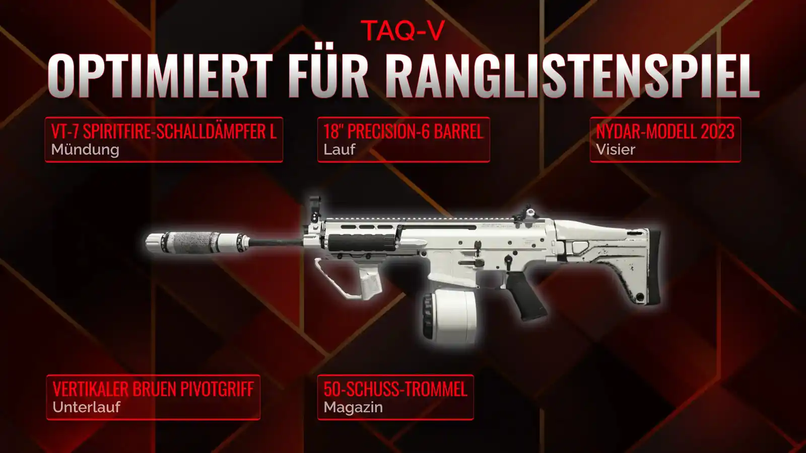 TAQ-V Dominanz: Ihr ultimativer Leitfaden für das Battle Royale Loadout