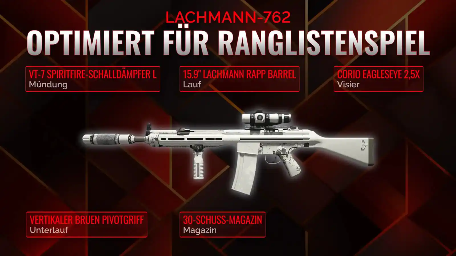 Die Kunst der Kriegsführung: Lachmann-762 in Battle Royale perfektionieren
