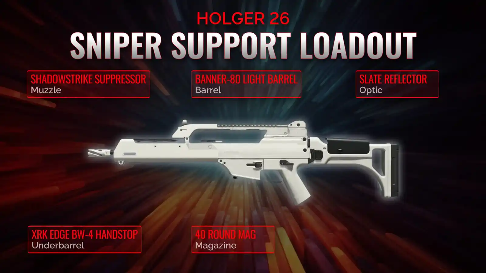 Holger 26 Mastery: Sniper Support Loadout Unlocked