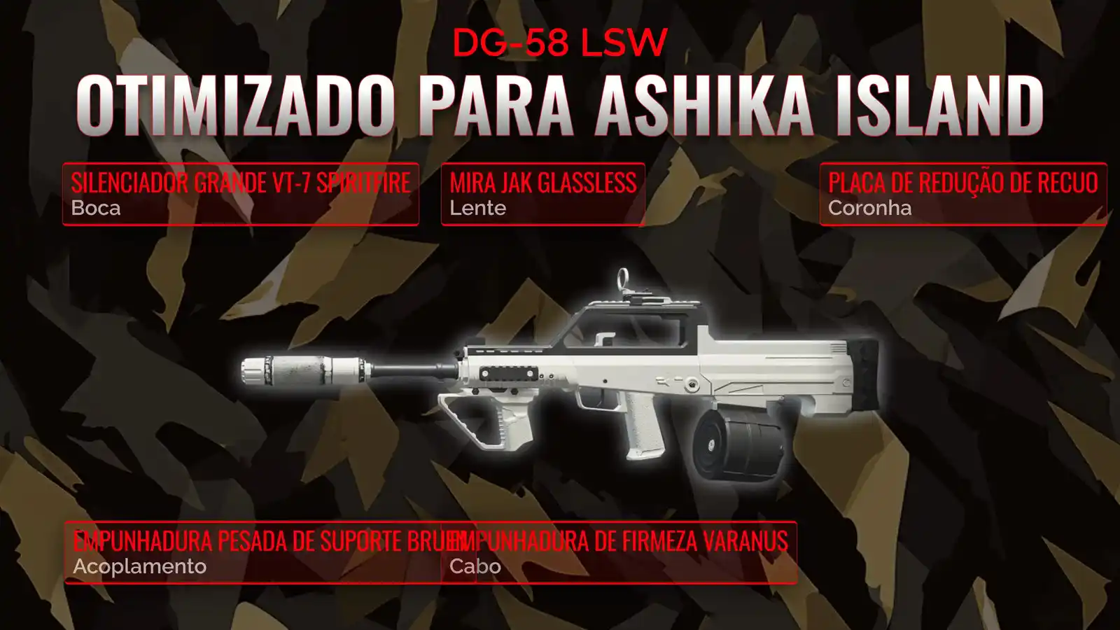 DG-58 LSW na Resurgência: Construindo o Melhor Classe para a Vitrine de Guerra