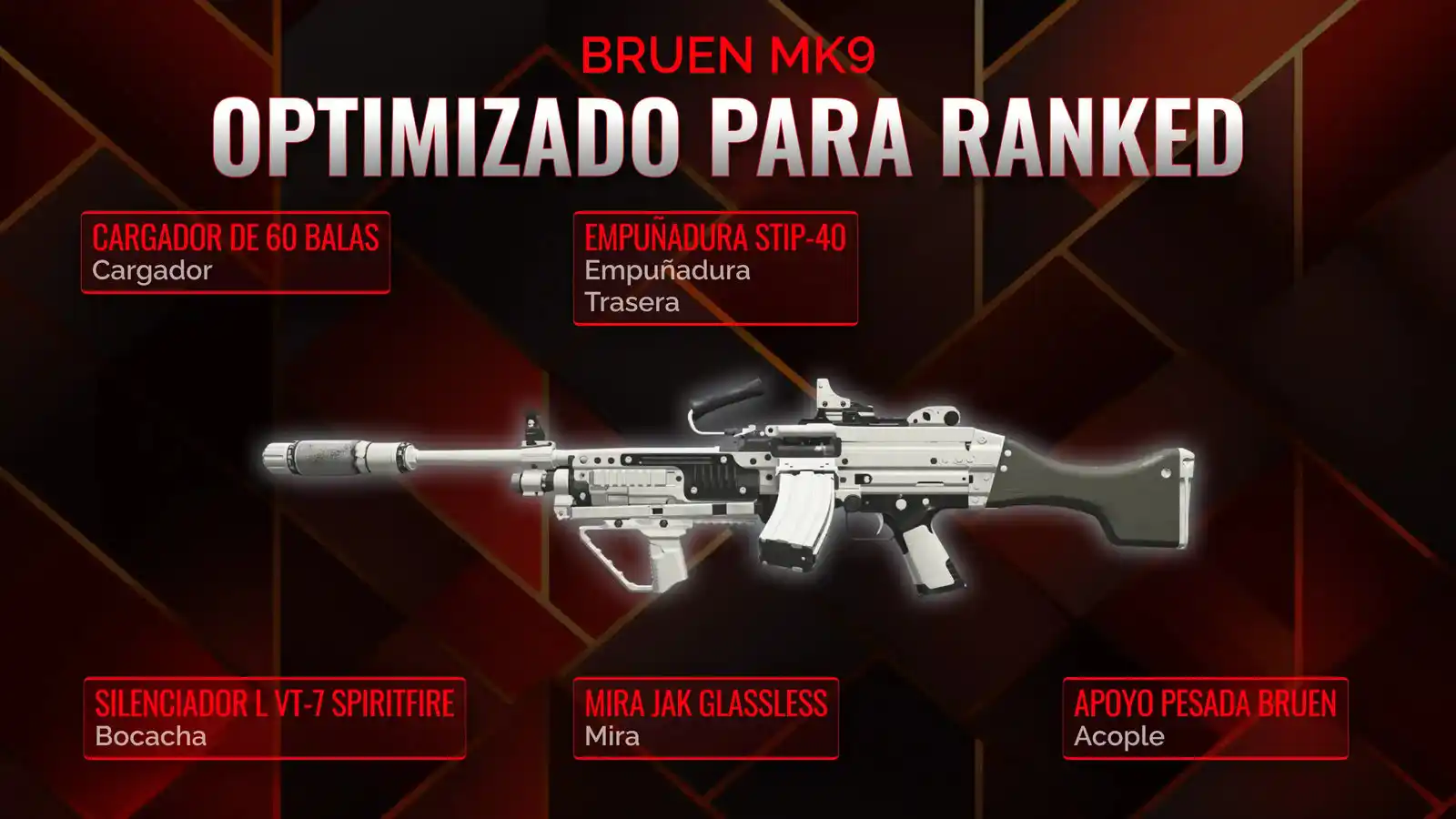 Arma la Bruen Mk9 de maneras creativas: Máquina para llevar en el Battle Royale