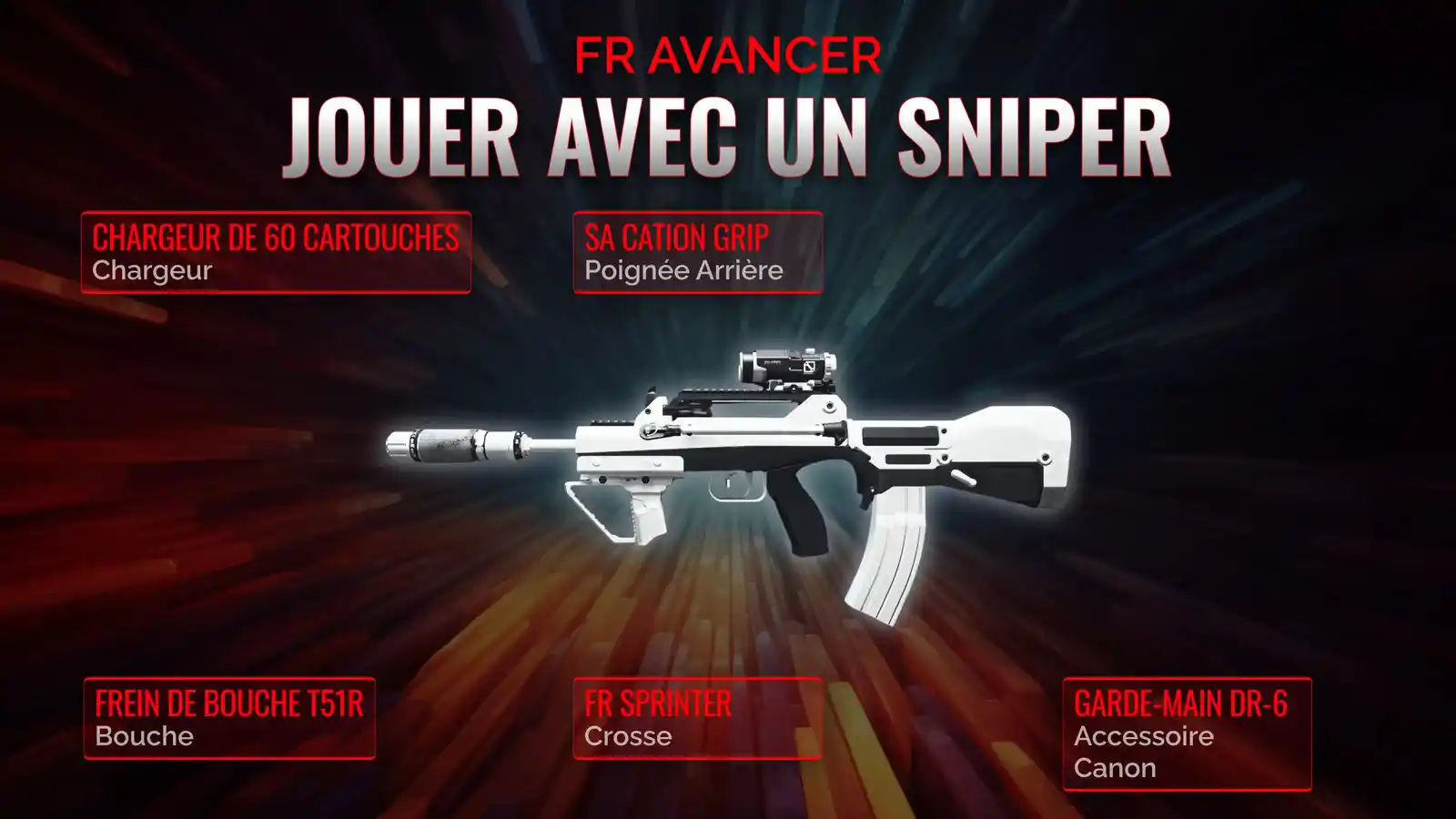 FR Avancer en Force : Guide Complet sur la Meilleure Classe de Soutien Sniper