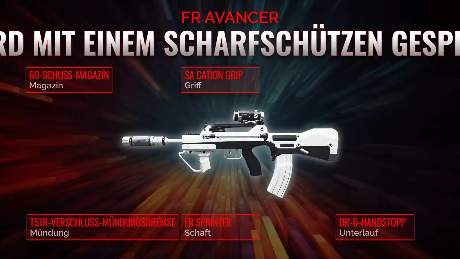 FR Avancer entfesselt: Ein umfassendes Handbuch für das Scharfschützenunterstützungs-Loadout
