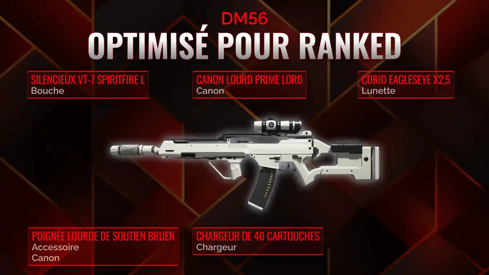 DM56 Dominant : Votre Guide Complet pour un Loadout Battle Royale Imbattable