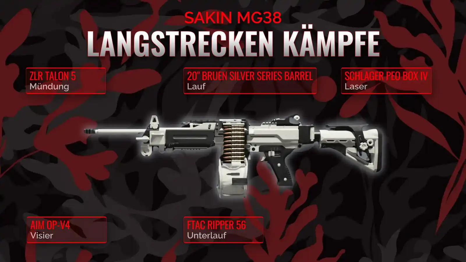 Die Sakin MG38 entfesselt: Eine umfassende Anleitung für ein fernkampforientiertes Loadout