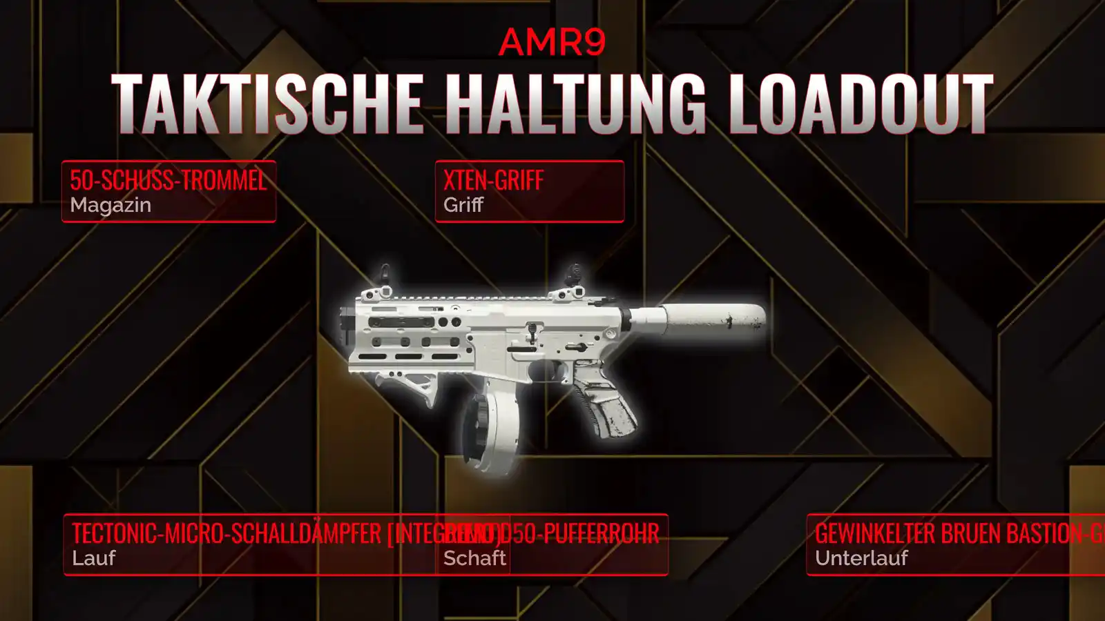 Der AMR9 entfesselt: Ein umfassendes Handbuch für das taktische Haltung Loadout