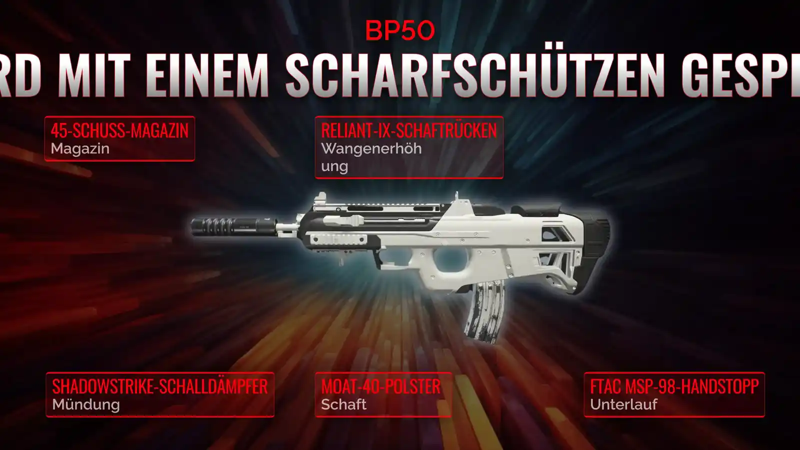 BP50 entfesselt: Ein umfassendes Handbuch zum Loadout des Scharfschützenunterstützungs