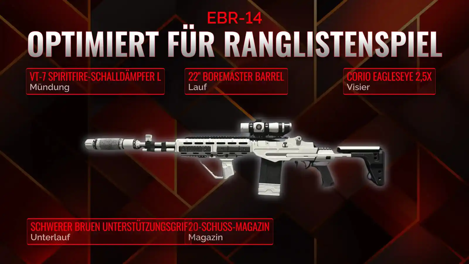EBR-14 Entfesselt: Ein umfassendes Handbuch für Battle Royale Loadout