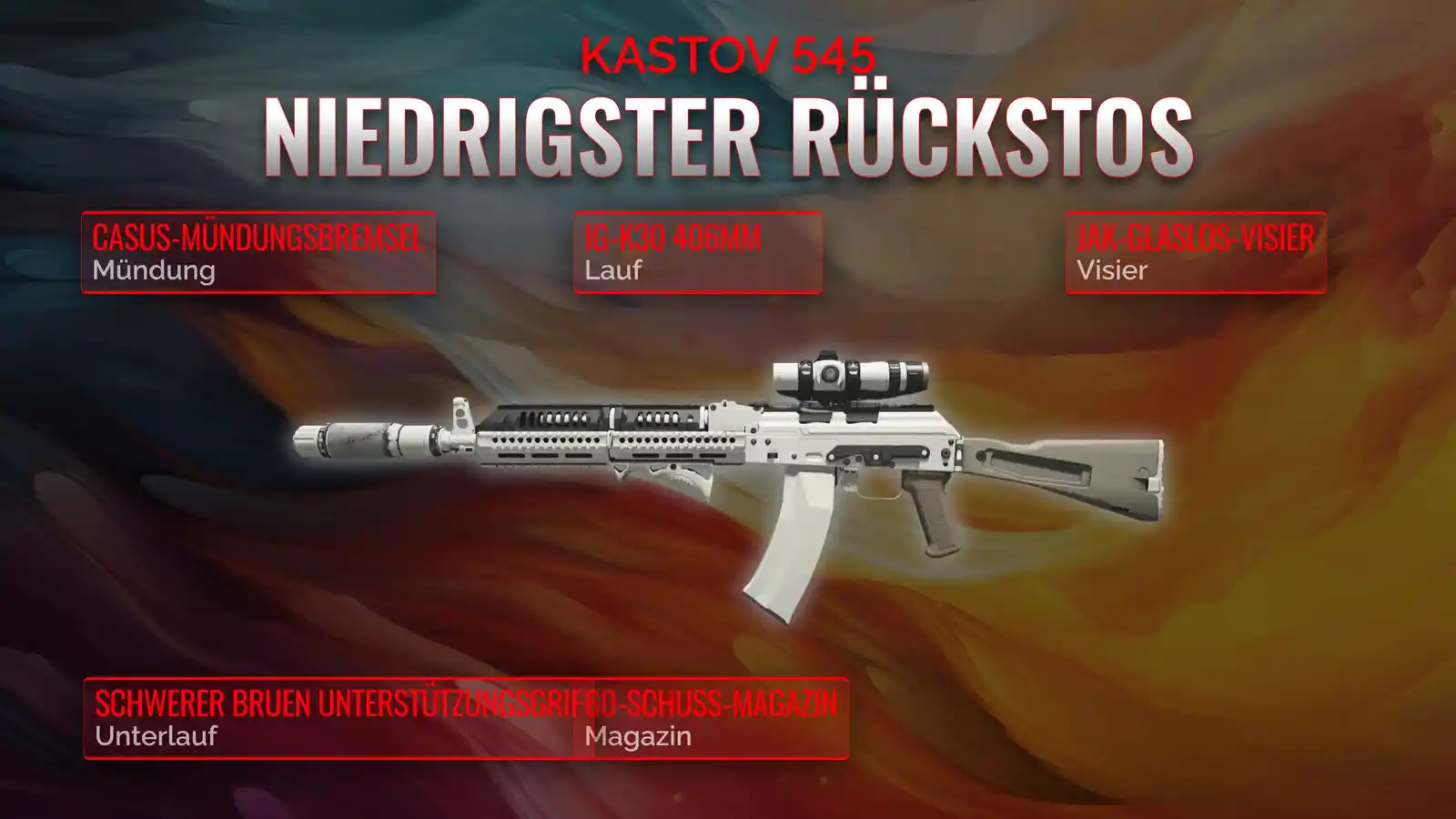 Kastov 545: Der ultimative Leitfaden für das Loadout mit geringem Rückstoß