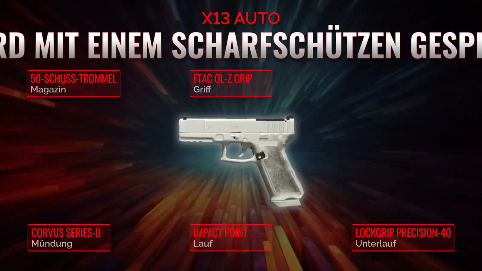 Kunst des Krieges: Der ultimative sniper support Loadout für X13 Auto