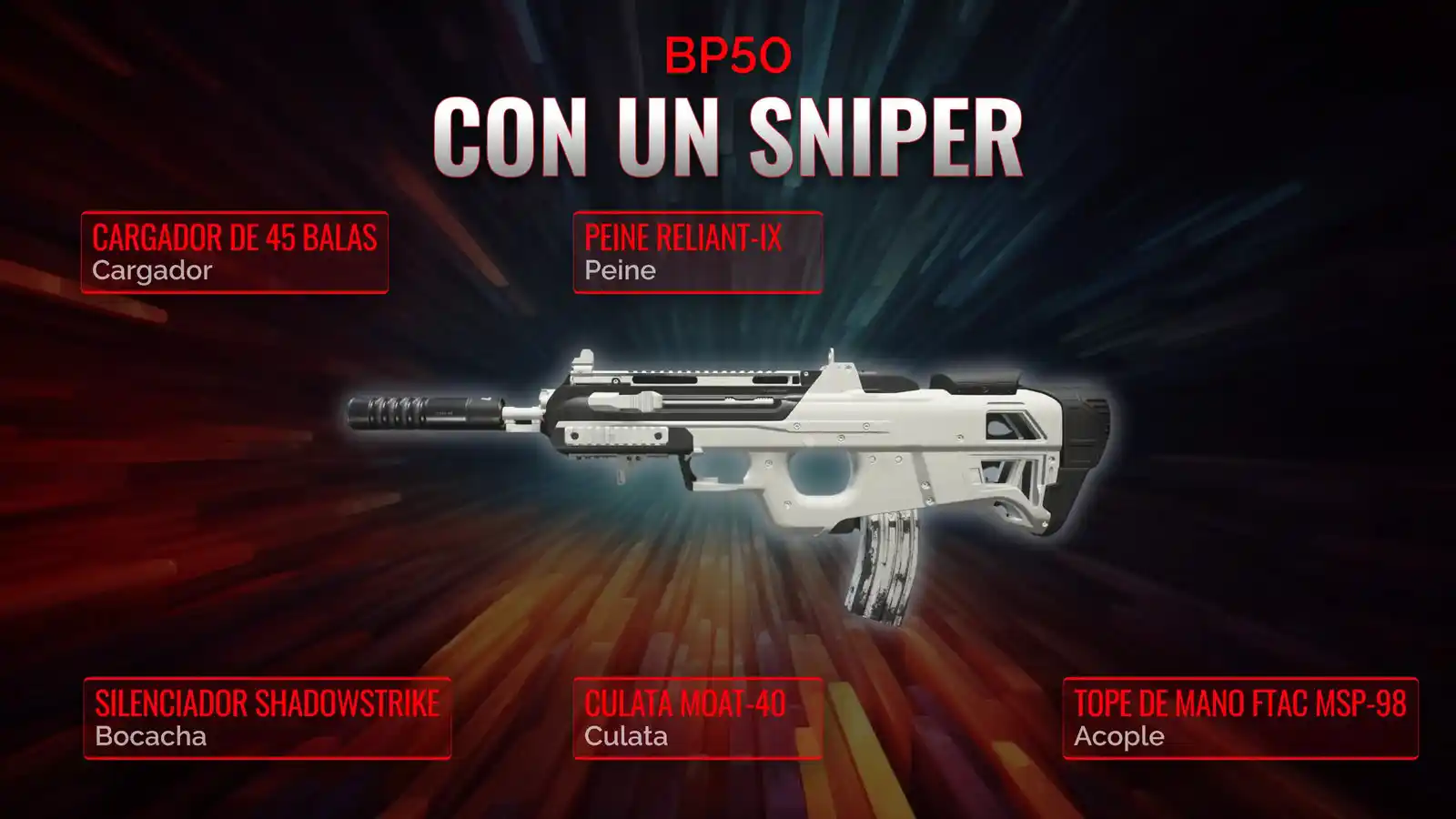 Desatando al BP50: Manual de soporte de francotirador completo