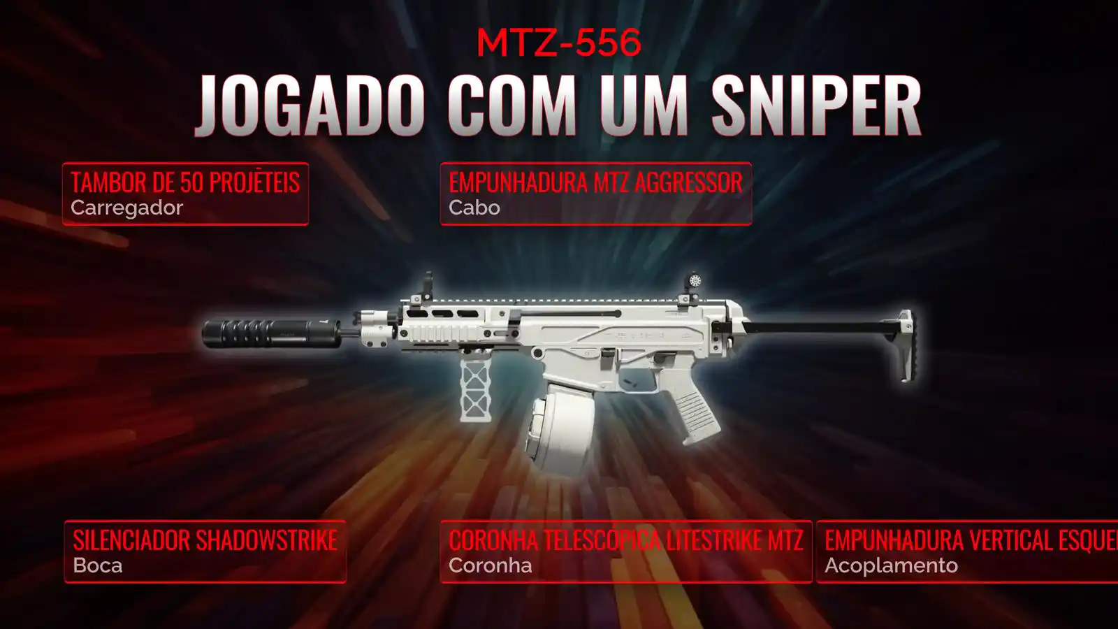 MTZ-556 Desencadeada: Manual Abrangente para a Carga de apoio ao franco-atirador