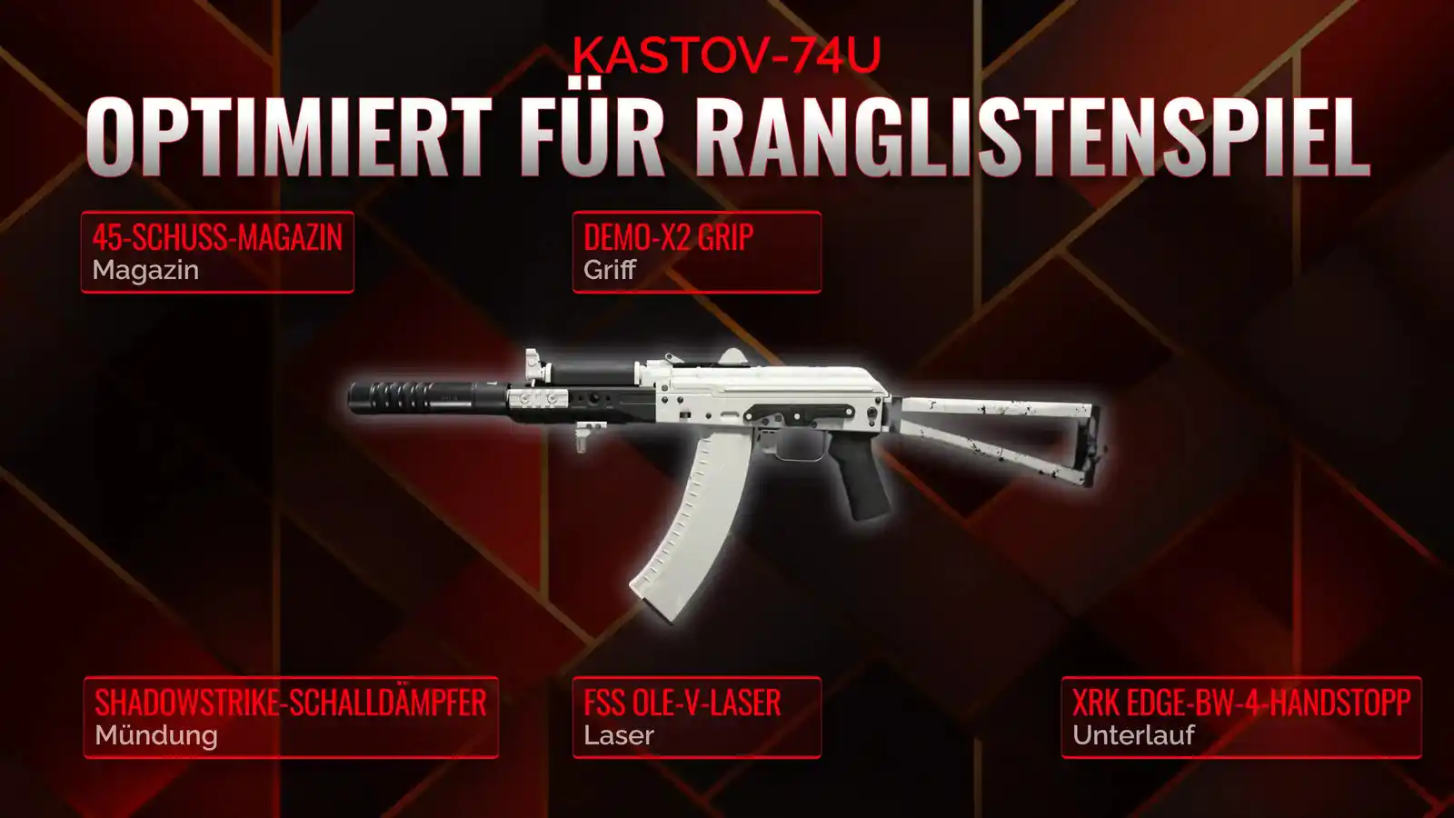 Kastov-74U Entfesselt: Ihr umfassendes Handbuch für das Battle Royale Loadout