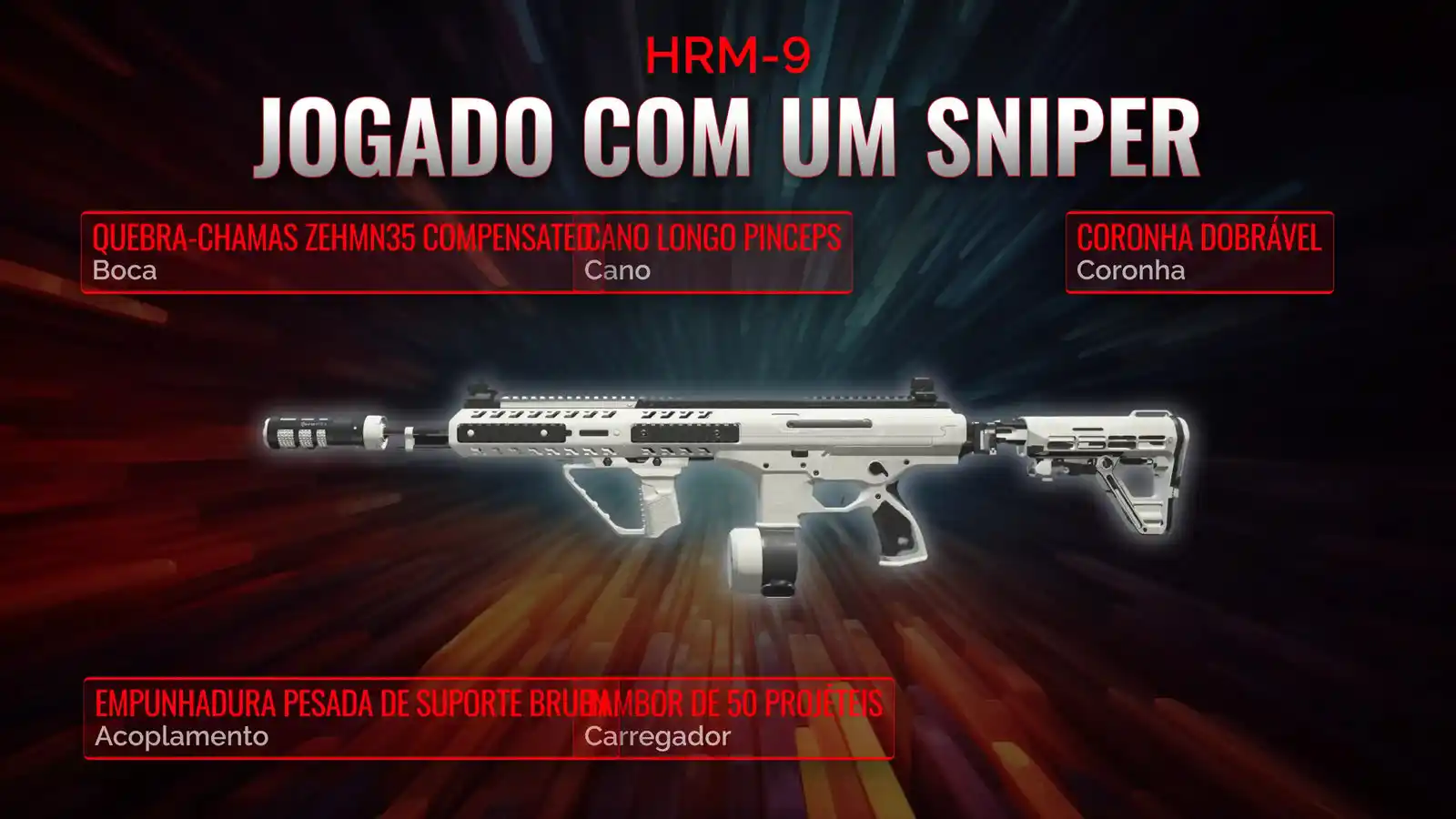 Dominando o Warzone com o HRM-9: O Guia Definitivo para a melhor classe de suporte de franco-atiradores