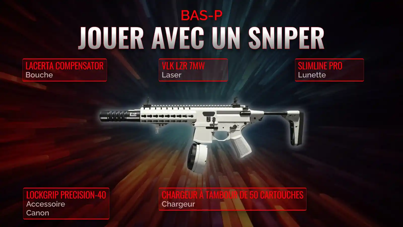 BAS-P déchaîné: Le manuel complet de la classe de soutien de sniper