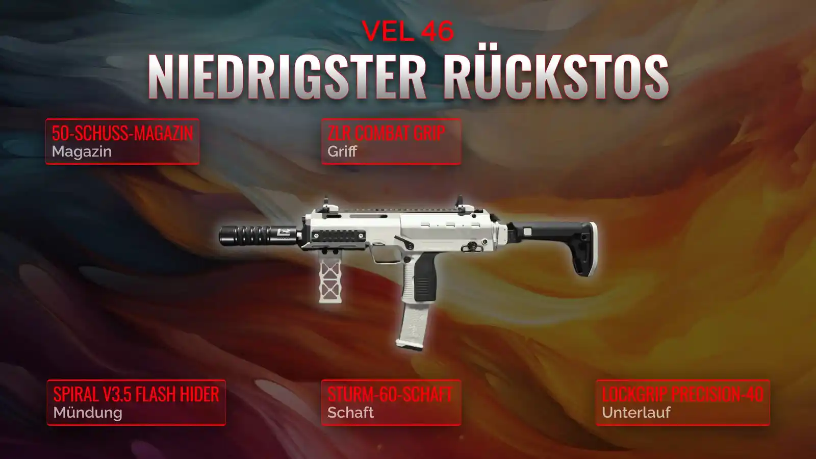 Die Dominanz der VEL 46: Ein definitiver Leitfaden für das Loadout mit geringem Rückstoß