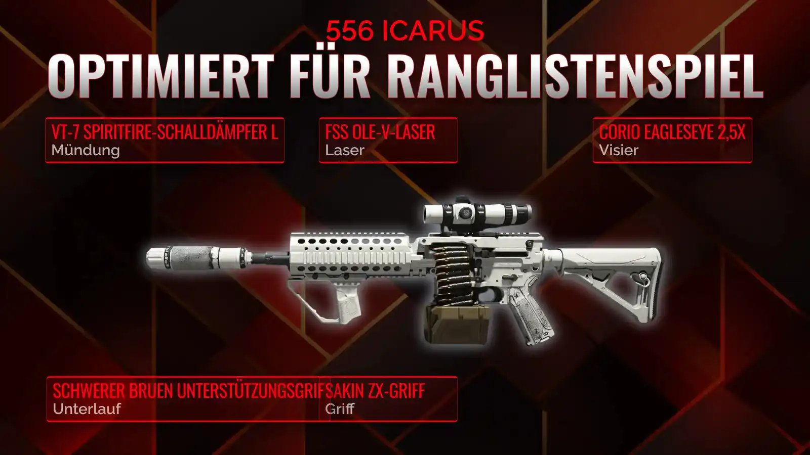 556 Icarus entfesselt: Ein umfassendes Handbuch für das Battle Royale Loadout