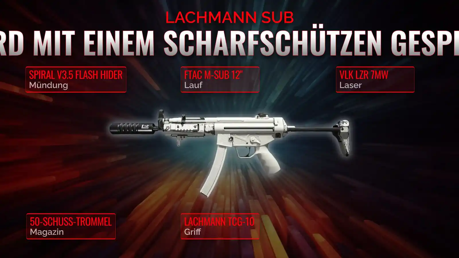 Die Lachmann Sub entfesselt: Ein umfassendes Handbuch für Scharfschützenunterstützungs-Loadouts