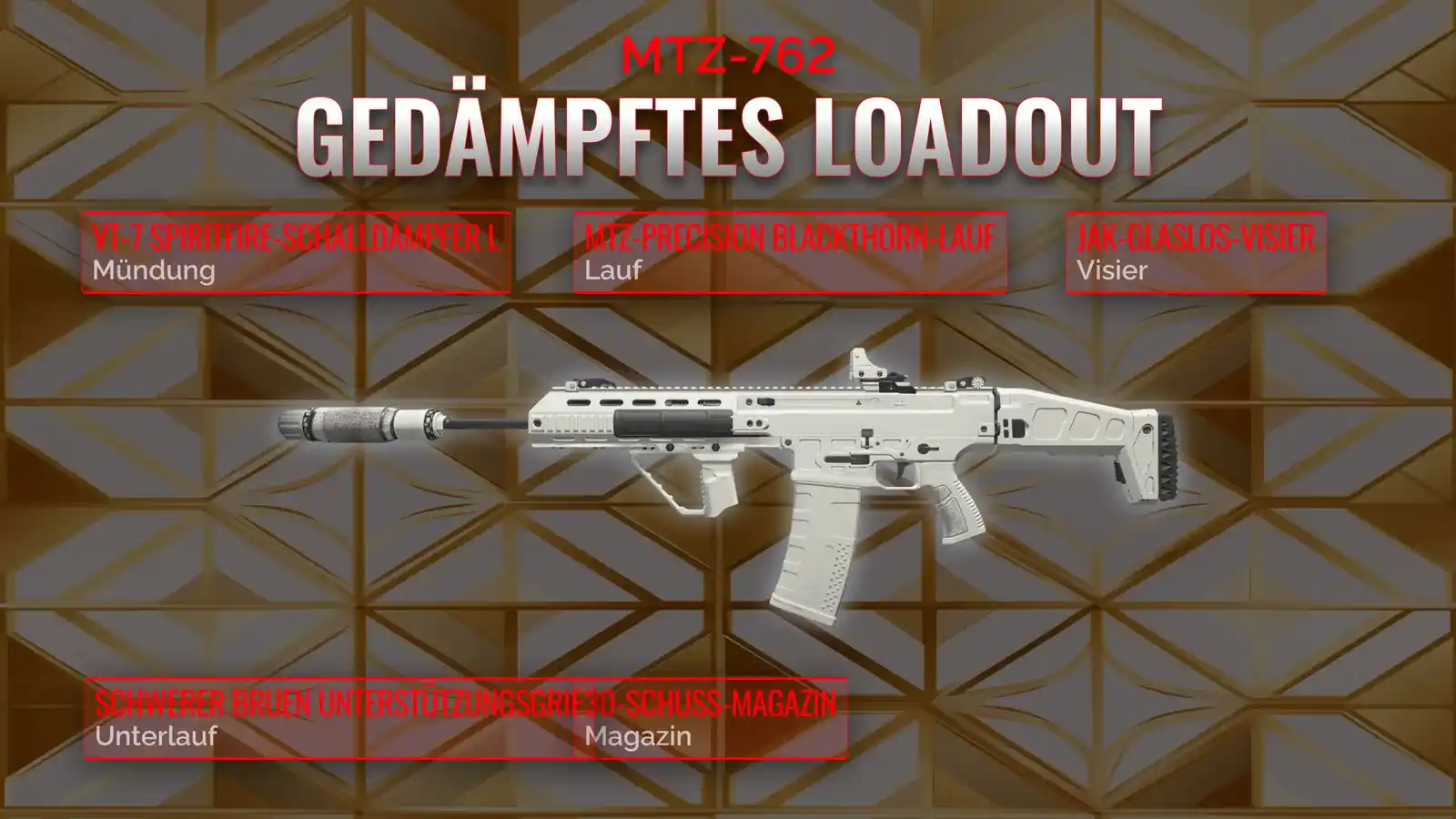 MTZ-762 Meistermacher: Ihr Leitfaden für das ultimative unterdrückte Loadout