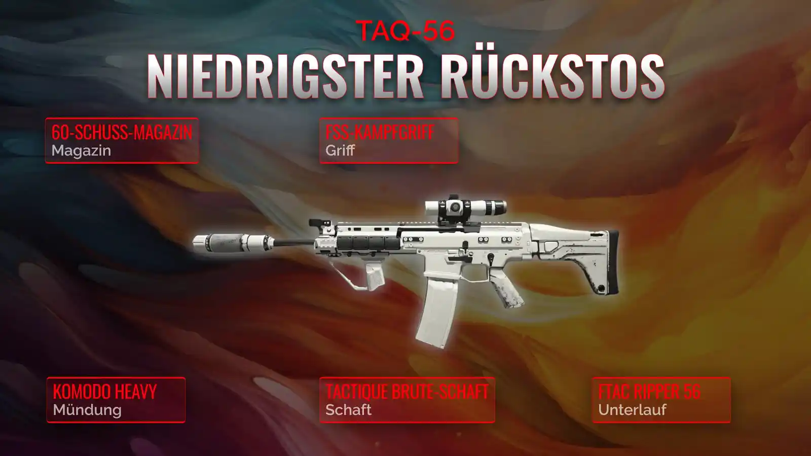 Meistern Sie die TAQ-56: Der ultimative Leitfaden für das Low Recoil Loadout