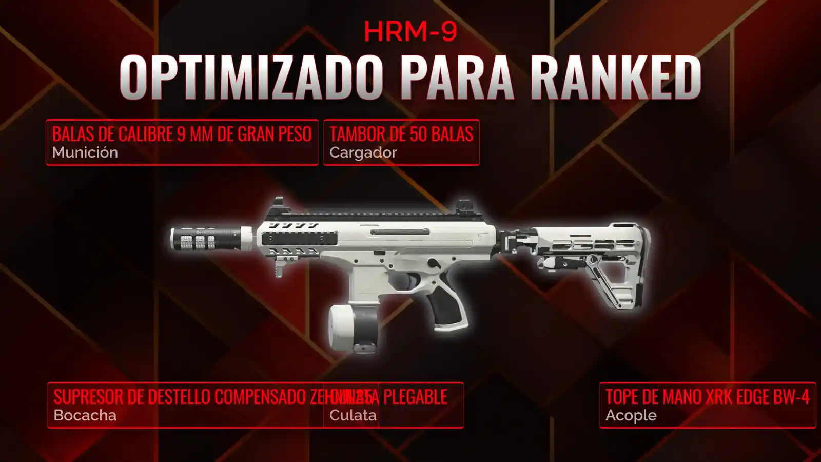 Dominando el HRM-9: La guía definitiva del mejor loadout para Battle Royale