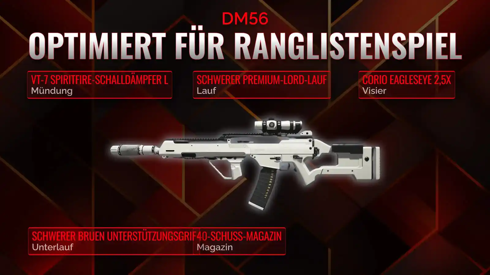 Der DM56 entfesselt: Ein umfassendes Handbuch für das Battle Royale Loadout