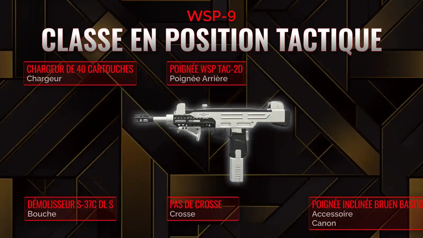 WSP-9 Déchaîné : Le Manuel Complet du Classe tac stance