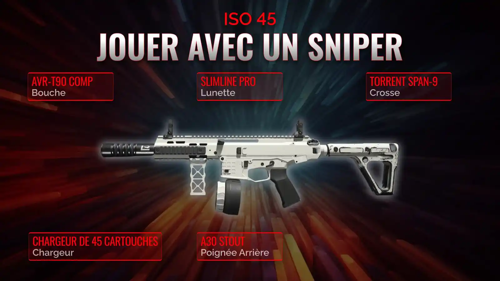 L'ISO 45 Déchaînée : Le Manuel Complet du Chargeur de Soutien au Sniper