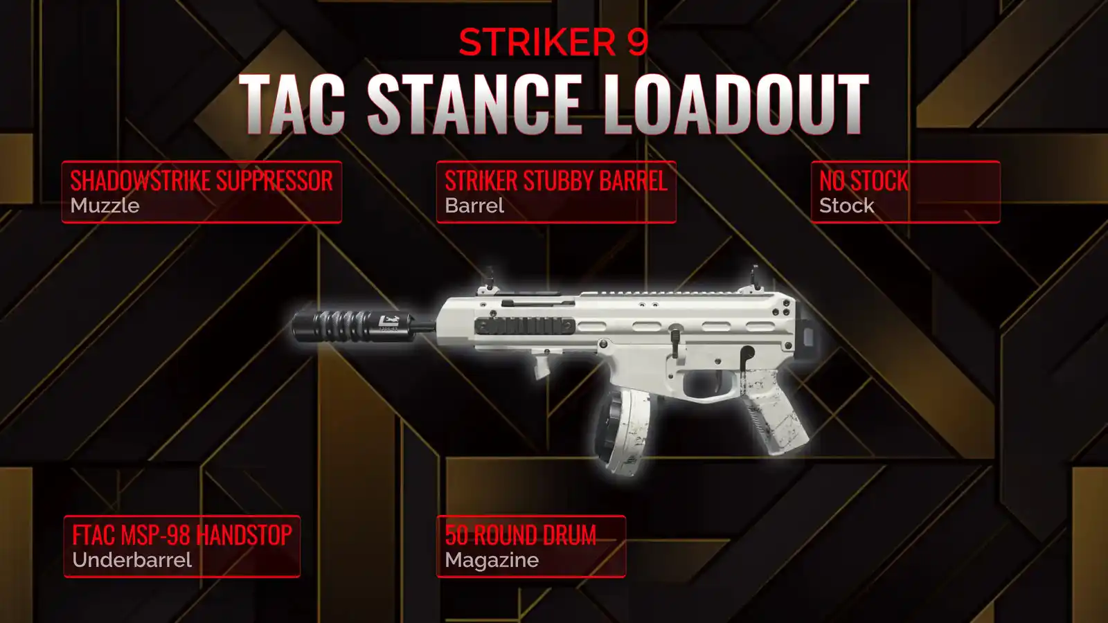 Dominating Warzone with the Striker 9: An In-depth Guide to the tac stance Loadout