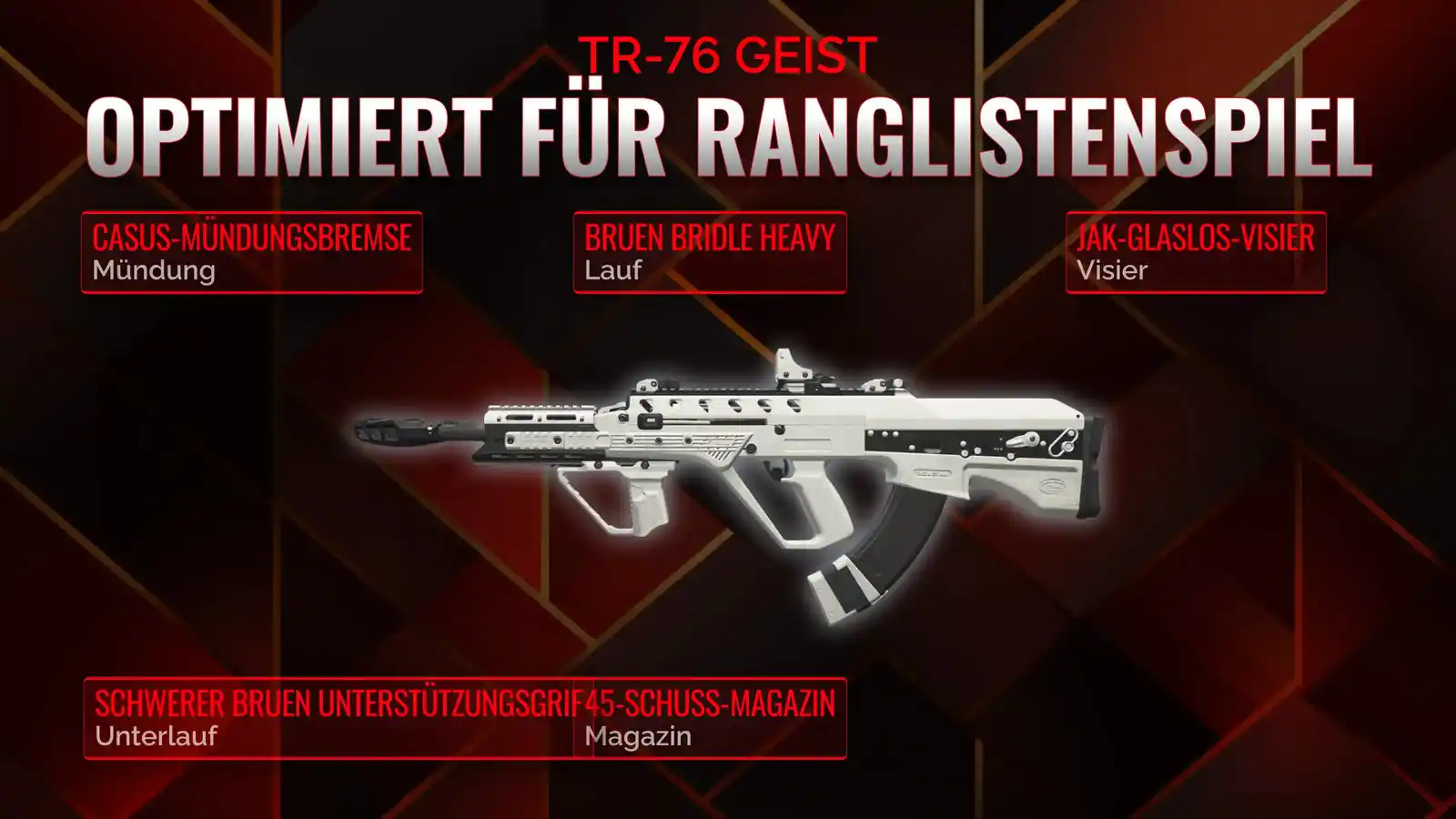 Geist von TR-76 entfesseln: Ein umfassender Leitfaden für das Battle Royale Loadout