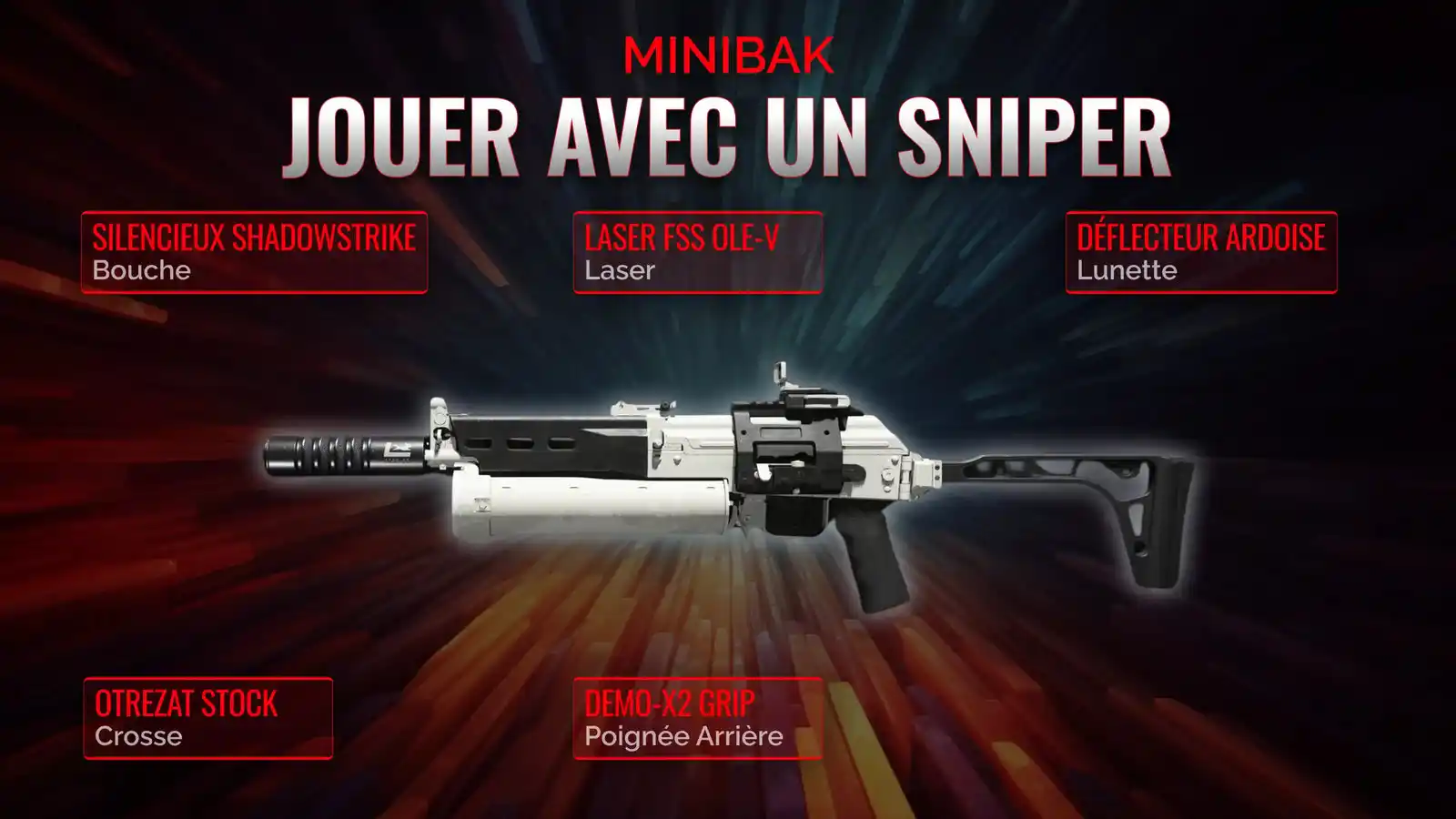 Découvrez le Minibak : Le guide ultime de la classe de soutien de sniper