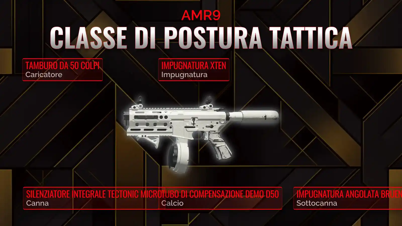 AMR9: Creare la Classe Ultime per la Postura Tattica