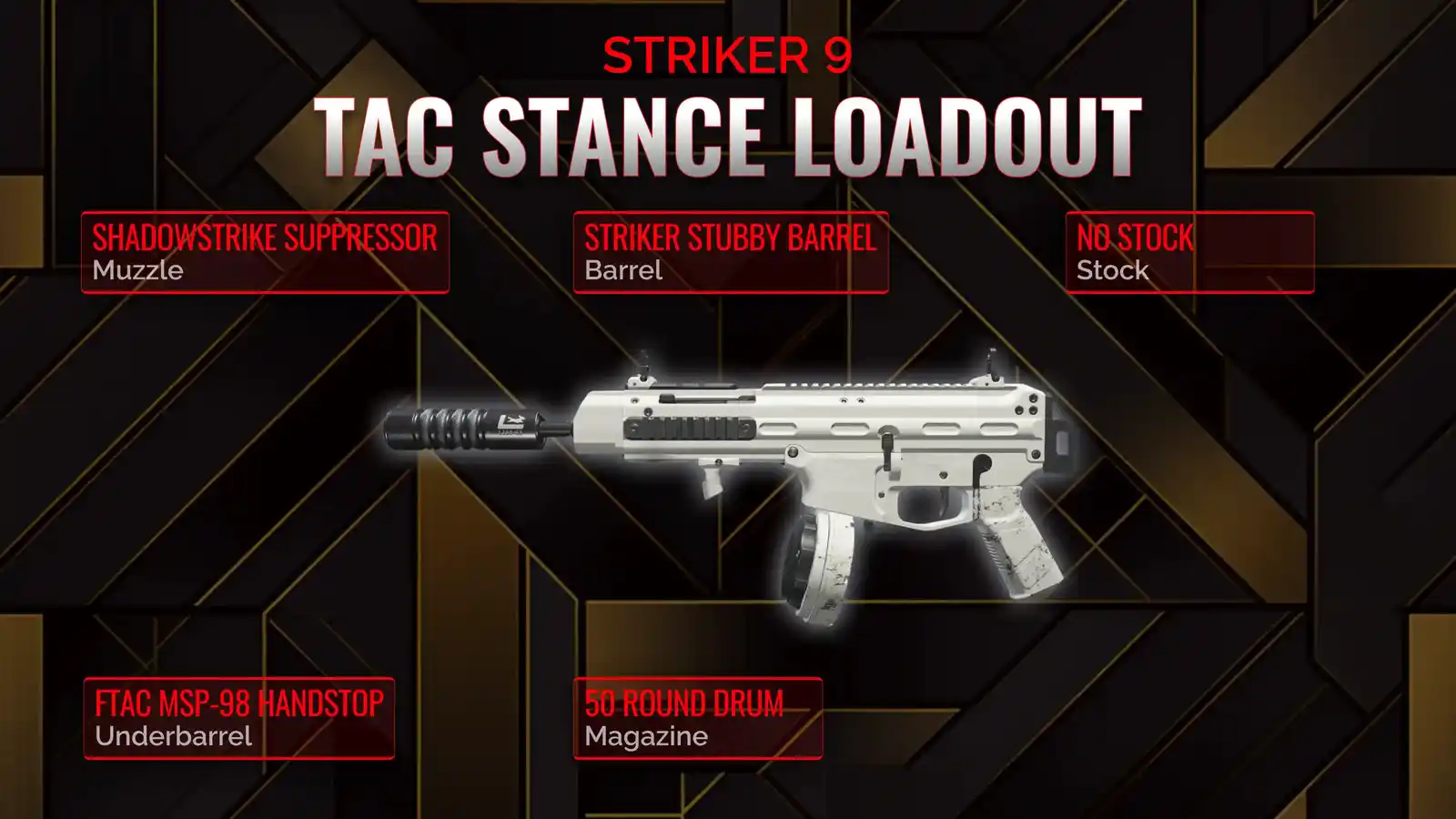Tac Stance Dominance: The Ultimate Guide to Striker 9 Loadout in Warzone
