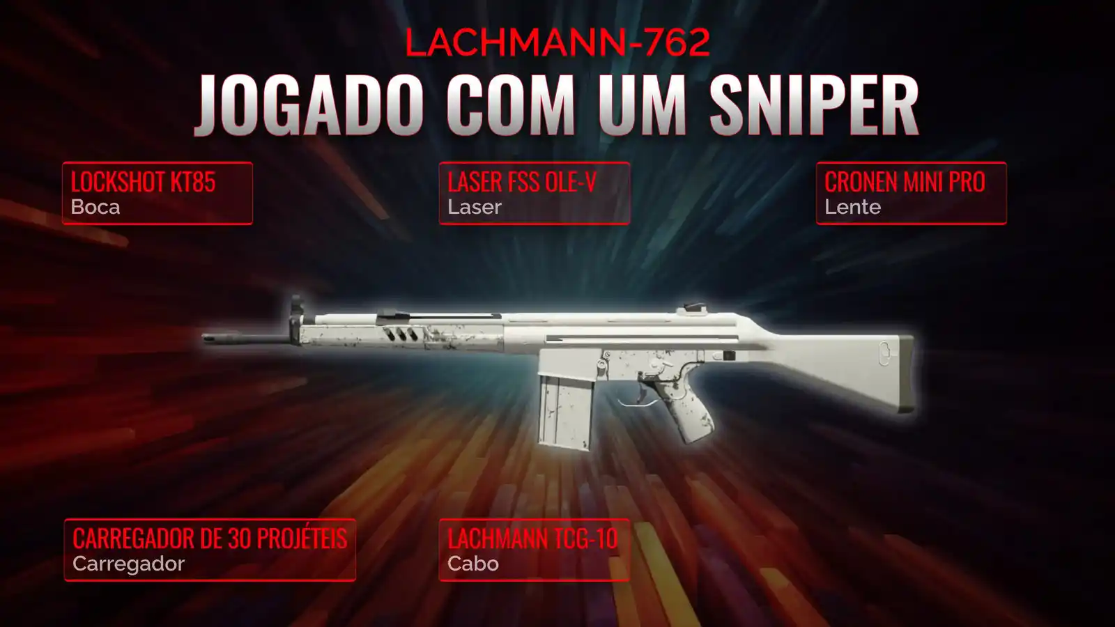 Dominando Warzone com a Lachmann-762: Seu guia supremo para o apoio de sniper
