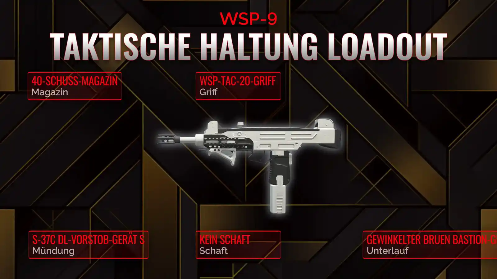 Entfesseln Sie die WSP-9: Ein umfassendes Handbuch für das tac stance Loadout