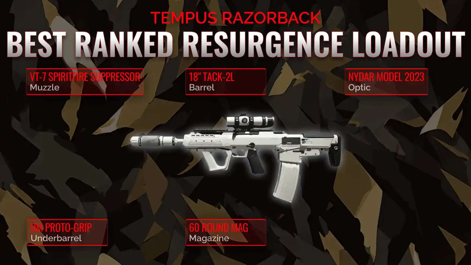 Unleashing Tempus Razorback's Power: Your Ultimate Guide to Warzone Resurgence Loadout